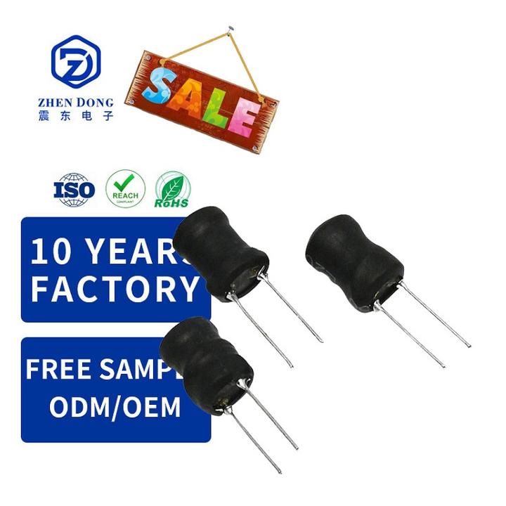 0406 4*6mm 0608 6*8mm 0810 8*10mm 1012 10*12mm 0912 9*12mm 1016 10*16mm Customized Drum Inductor Radial Inductor Wholesale Distribution Distributor
