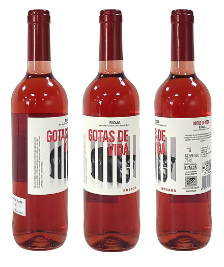 Drops of Life DOCa. Rioja rosé wine