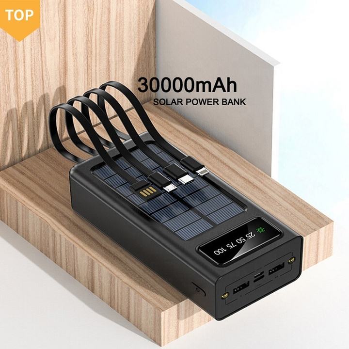 10000mAh Solar Power Bank Charger 20000mAh 30000mah Solar Charger Mobile Phones/Tablet PCs/Other Electronics High Solar Factory to Consumer Operations