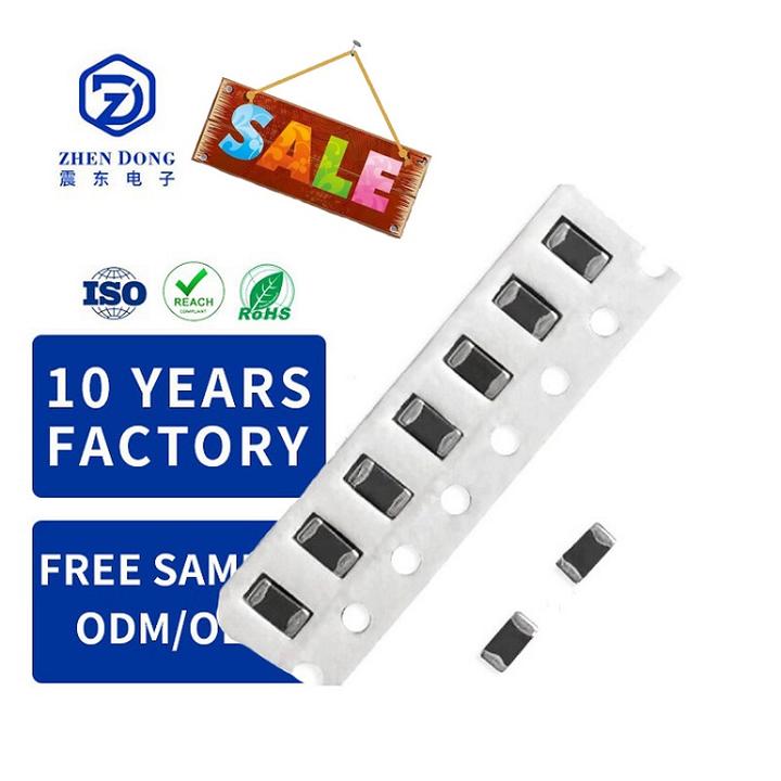 120 ohm 100MHz 3A 1608 1.6*0.8*0.8mm Ferrite Bead 0603 Package 120R Ferrite Beads Manufacturing Solutions