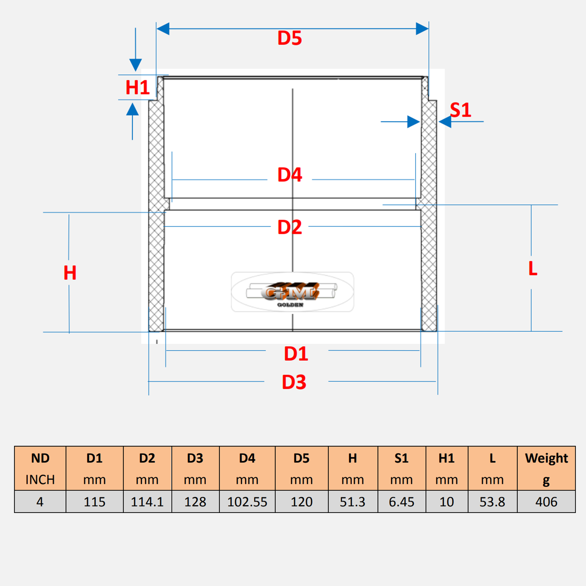 UPVC Extension for Floor Drain