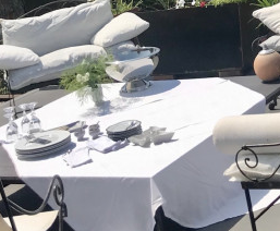 VELOUTE Tablecloth - 100% cotton - Plain