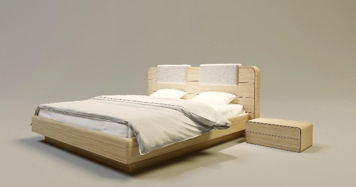 Wooden bed Sense