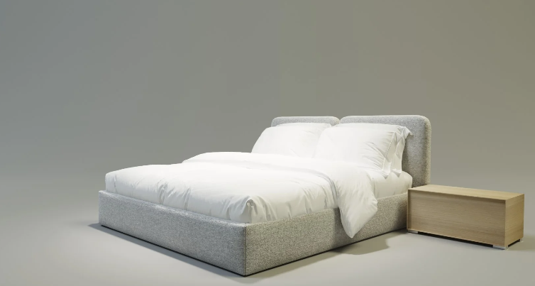 Deseo upholstered bed