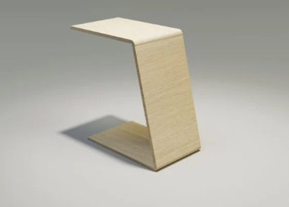 Wooden bedside table Konforme Alto