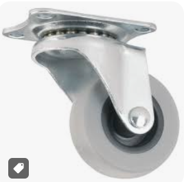 Food Service Casters with Top Plate