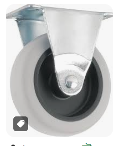 Food Service Casters with Top Plate
