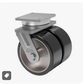Dual Wheel Swivel Caster