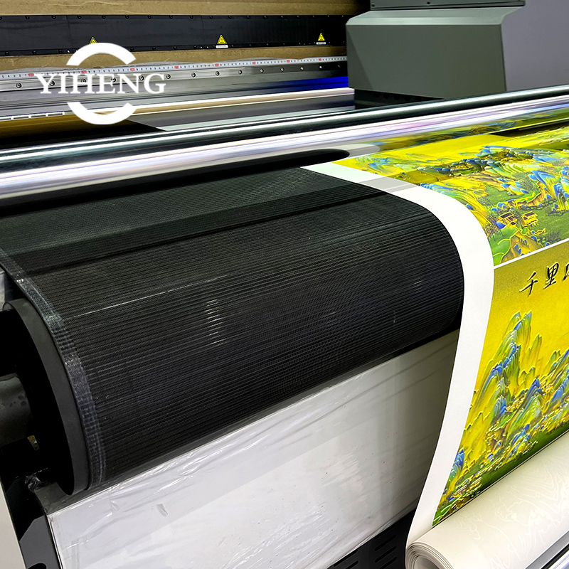 Black polyester mesh belt for uv printer