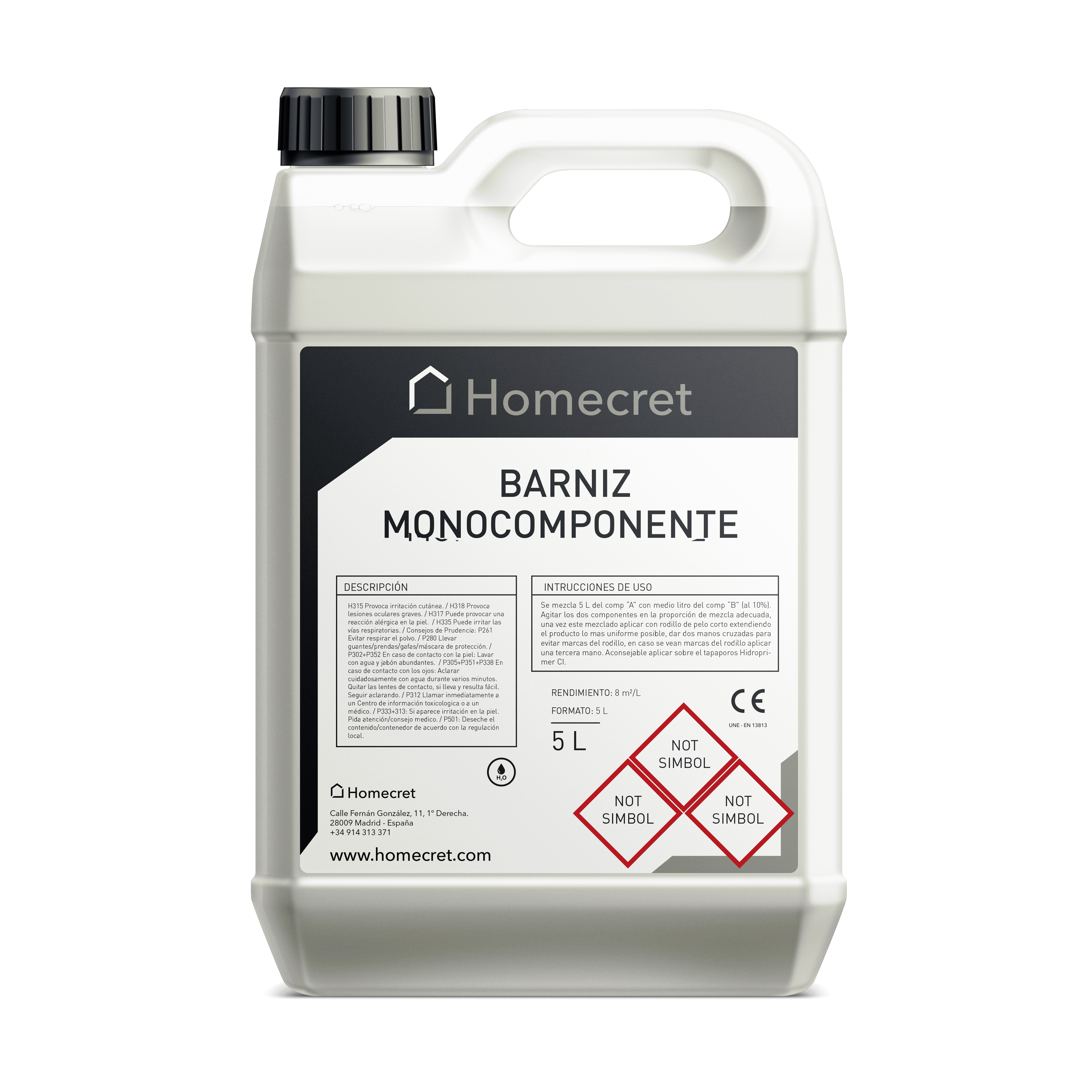 Barniz Poliuretano Monocomponente 5L