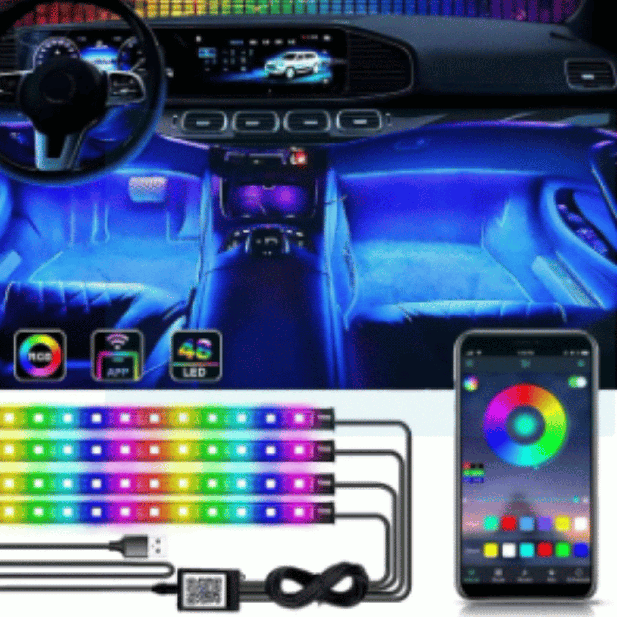 Multicolor 48 LEDs App