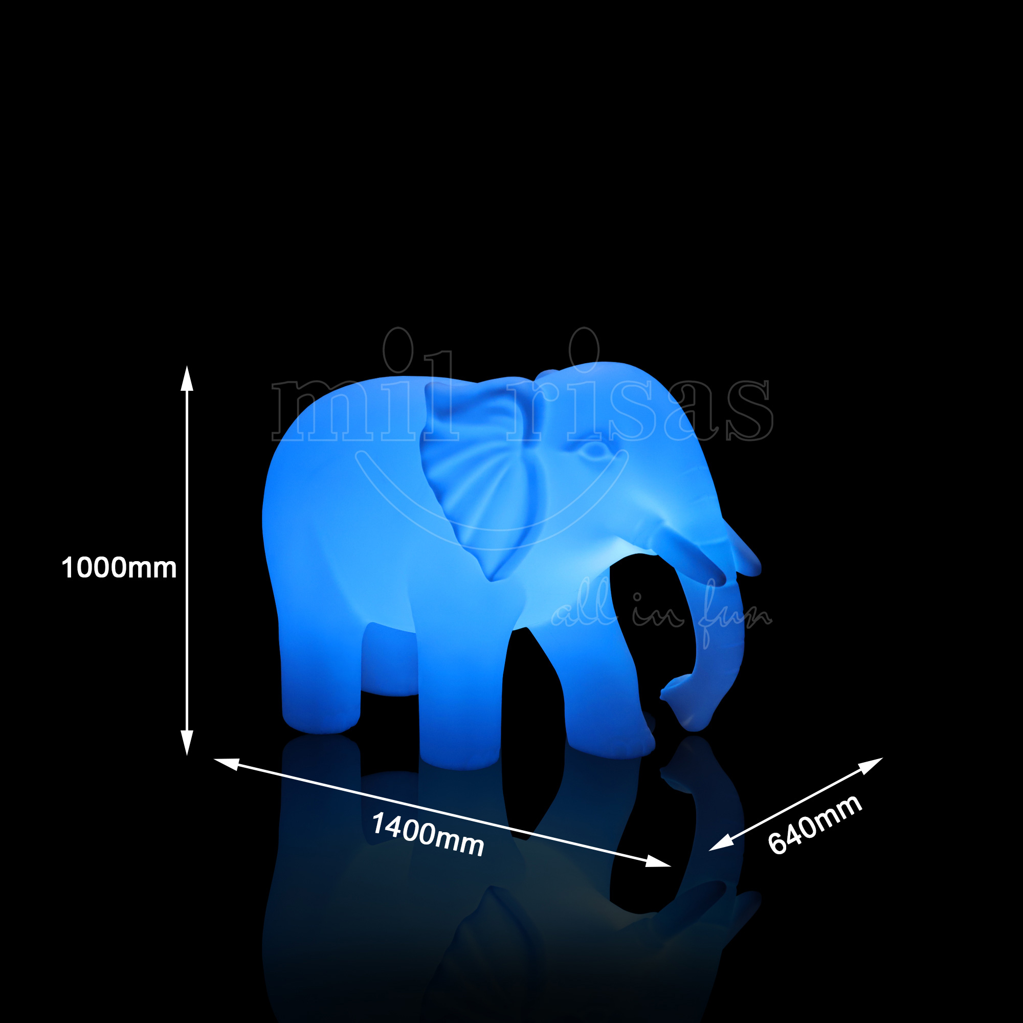 Festival Decorative Glowing Elephant Light