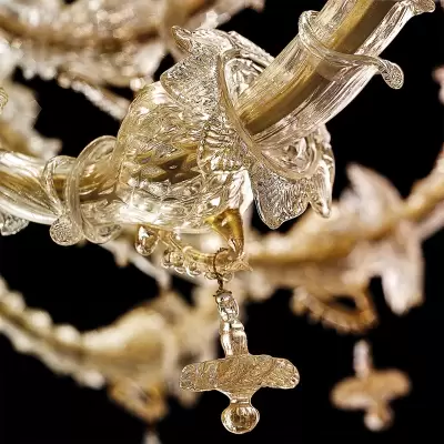 Murano glass chandelier(Louis XIV)