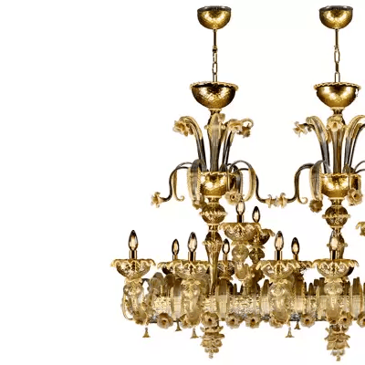Murano glass chandelier(Arca d'oro)