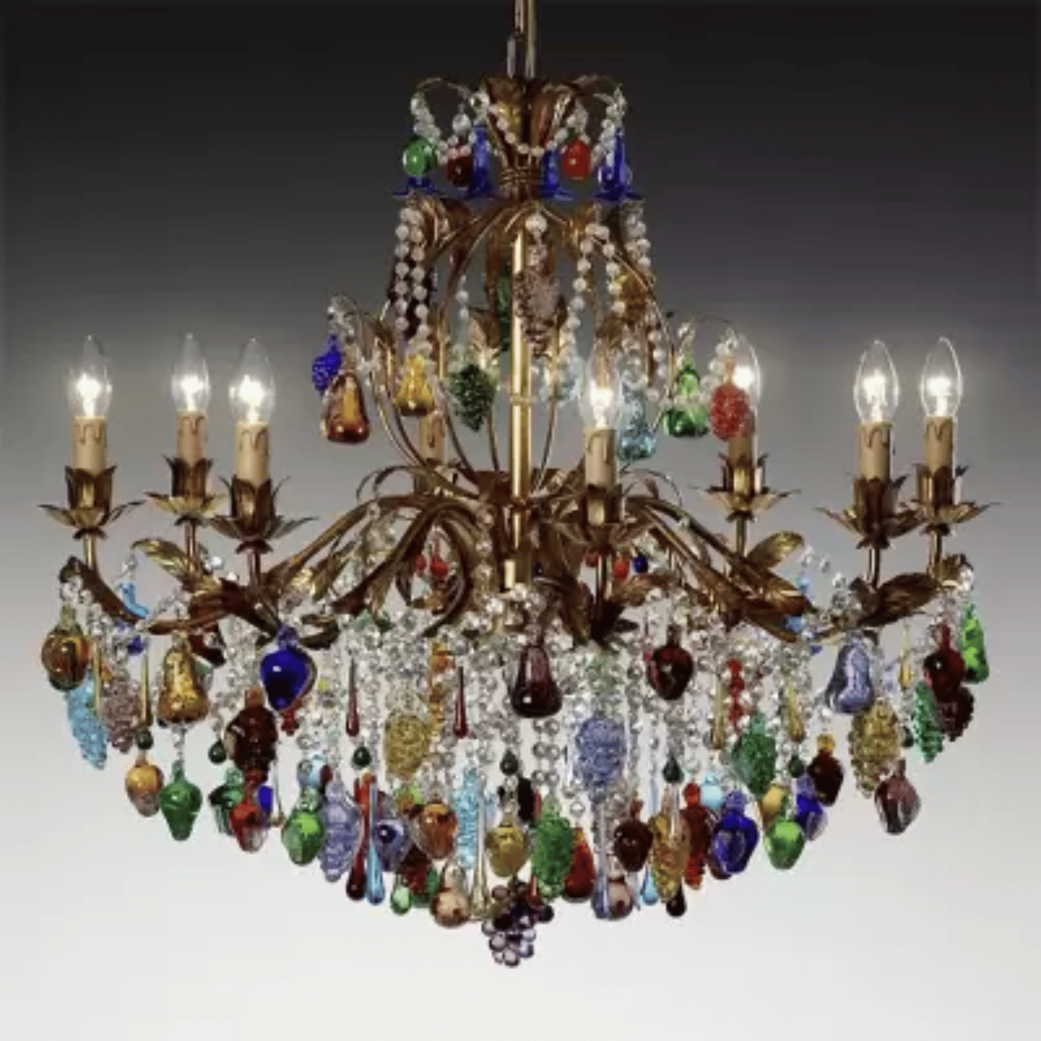 Murano glass chandelier(Amelia)