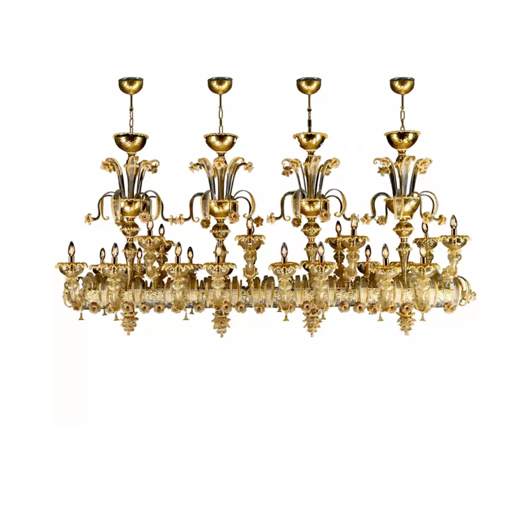 Murano glass chandelier(Arca d'oro)