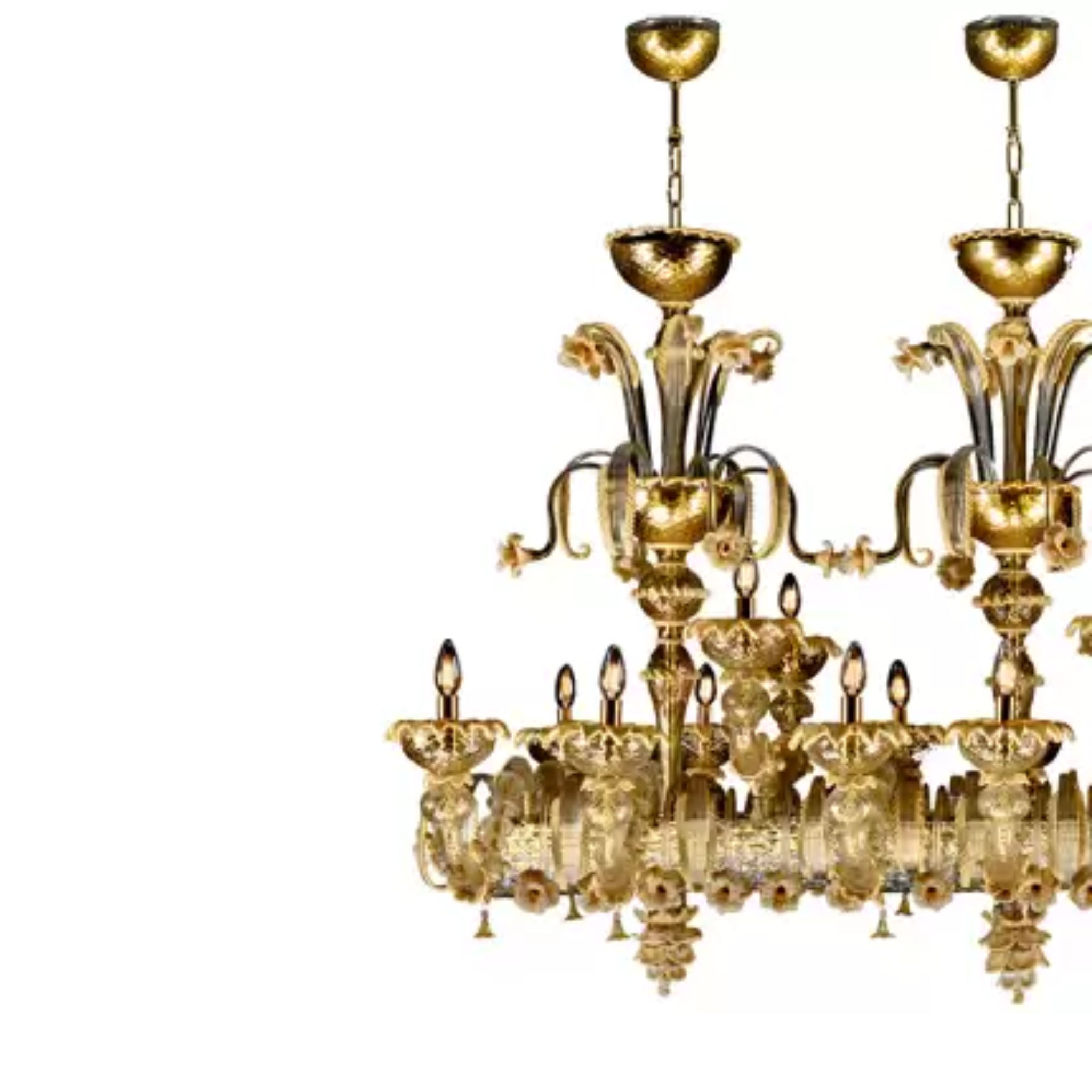 Murano glass chandelier(Arca d'oro)