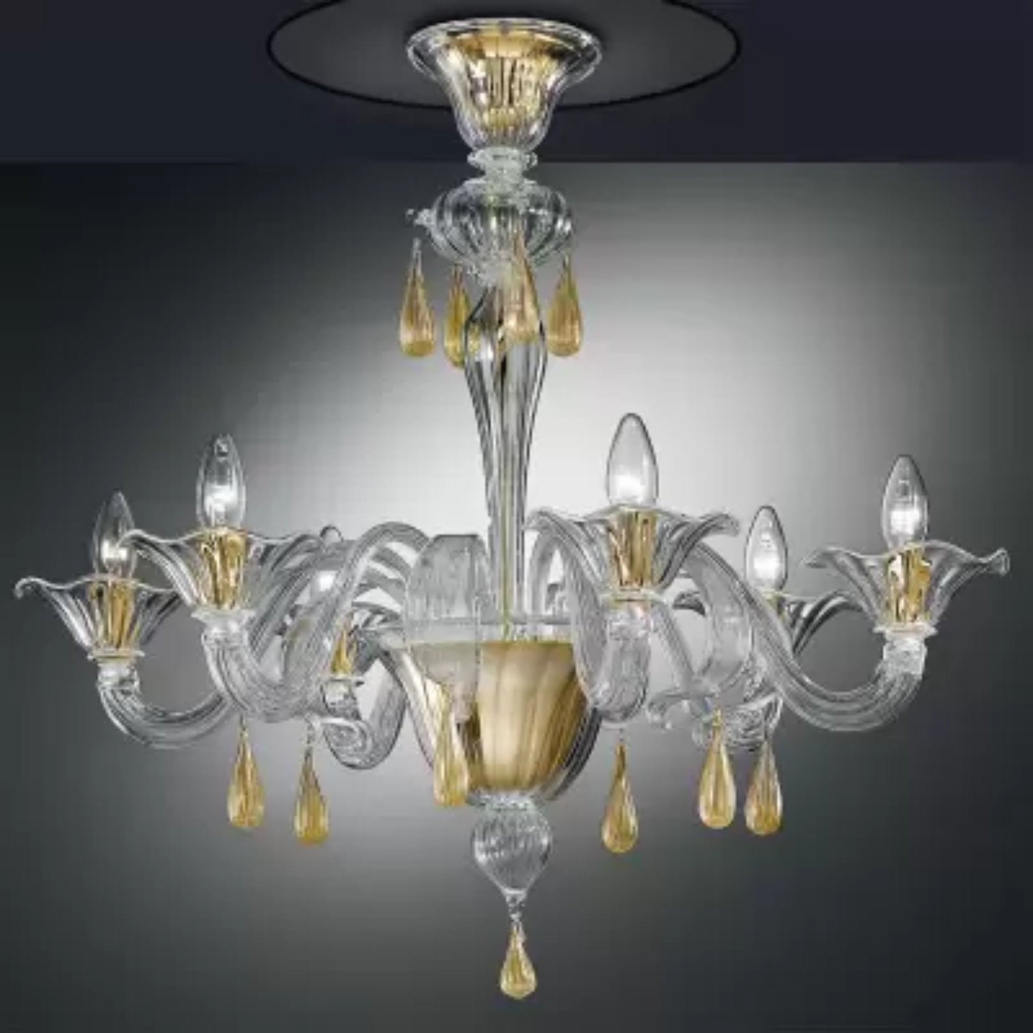 Murano glass chandelier(Aquileia)