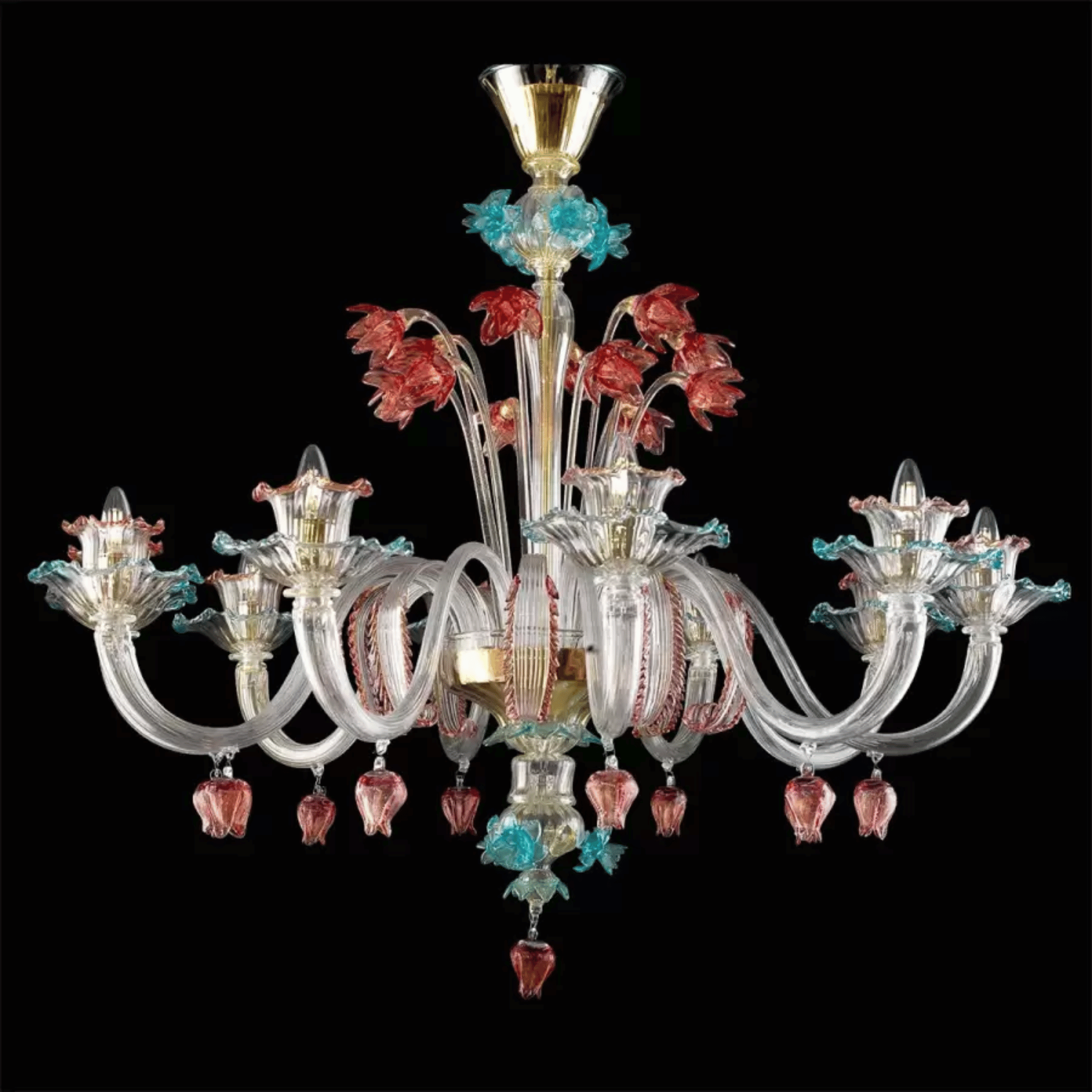 Murano glass chandelier(Pompei)
