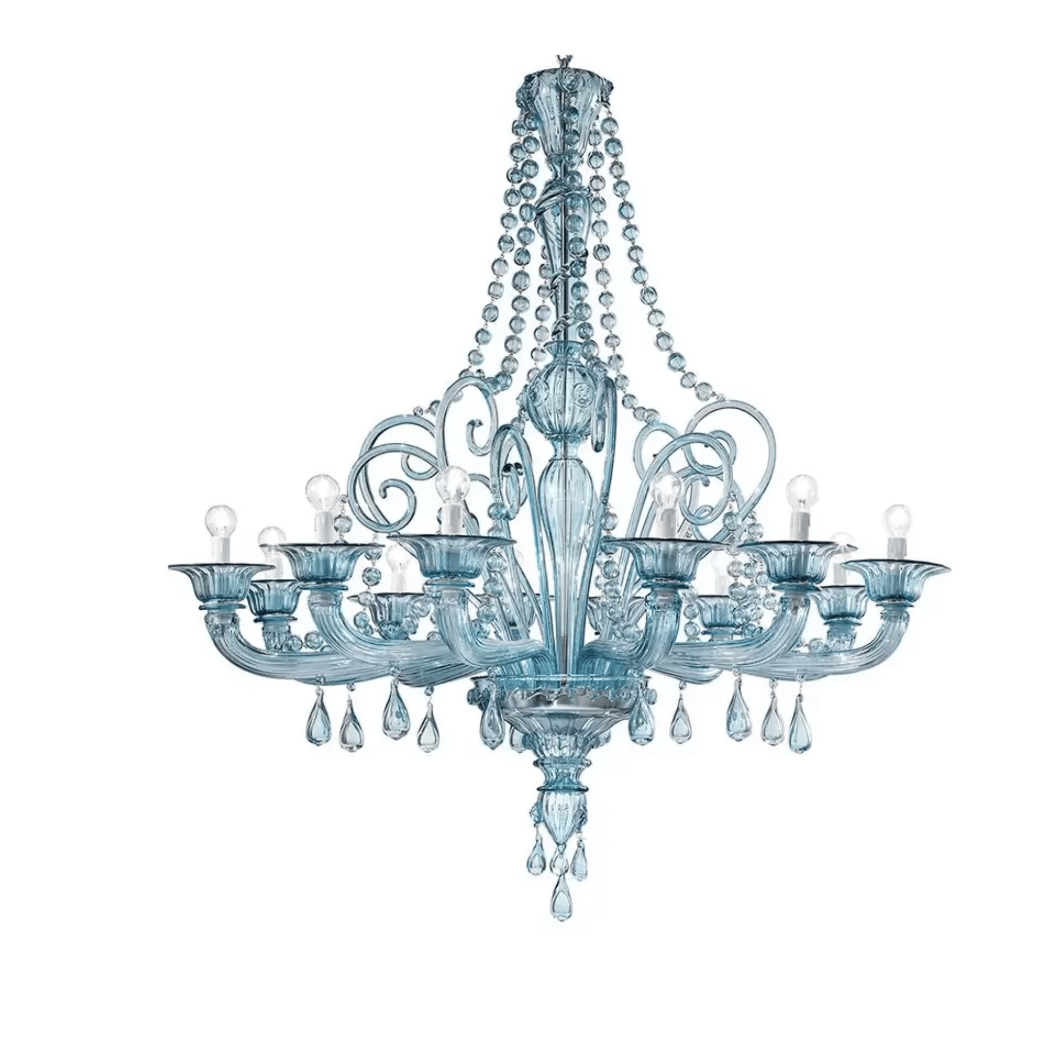 Murano glass chandelier(Sky)