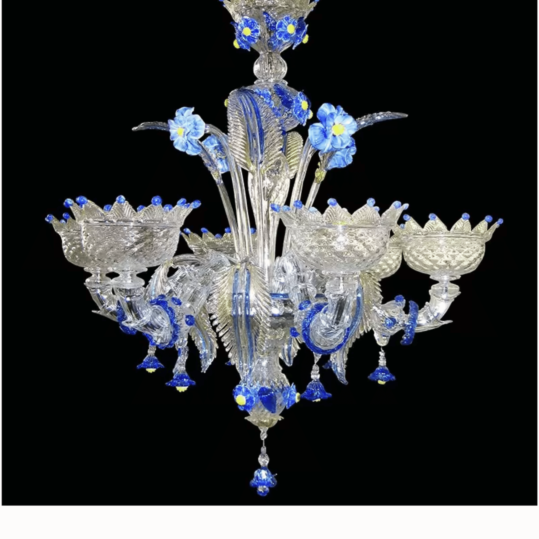Murano glass Chandelier 6 lights(24/6)