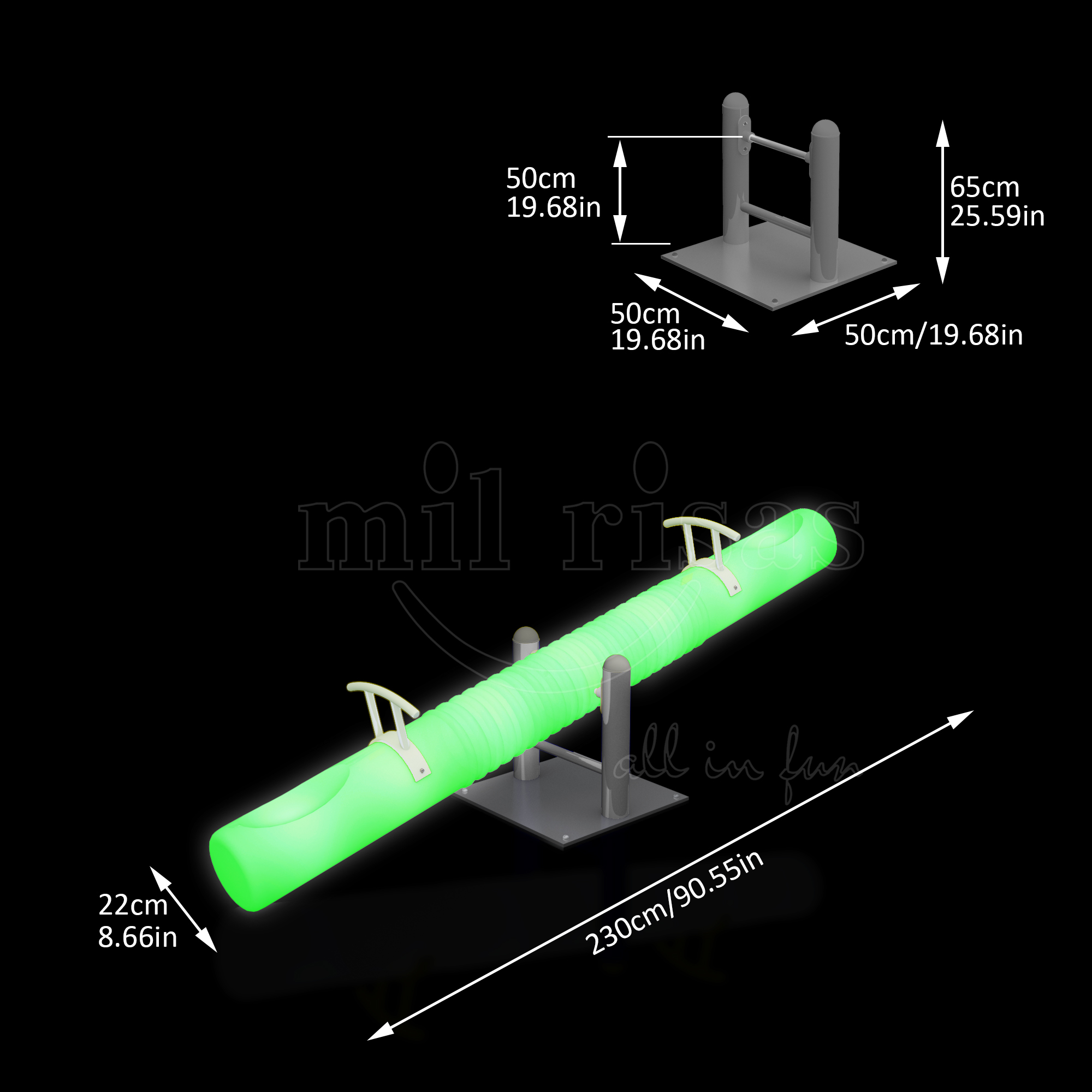 LED Seesaw | Playground Seesaw | Colorfuldeco