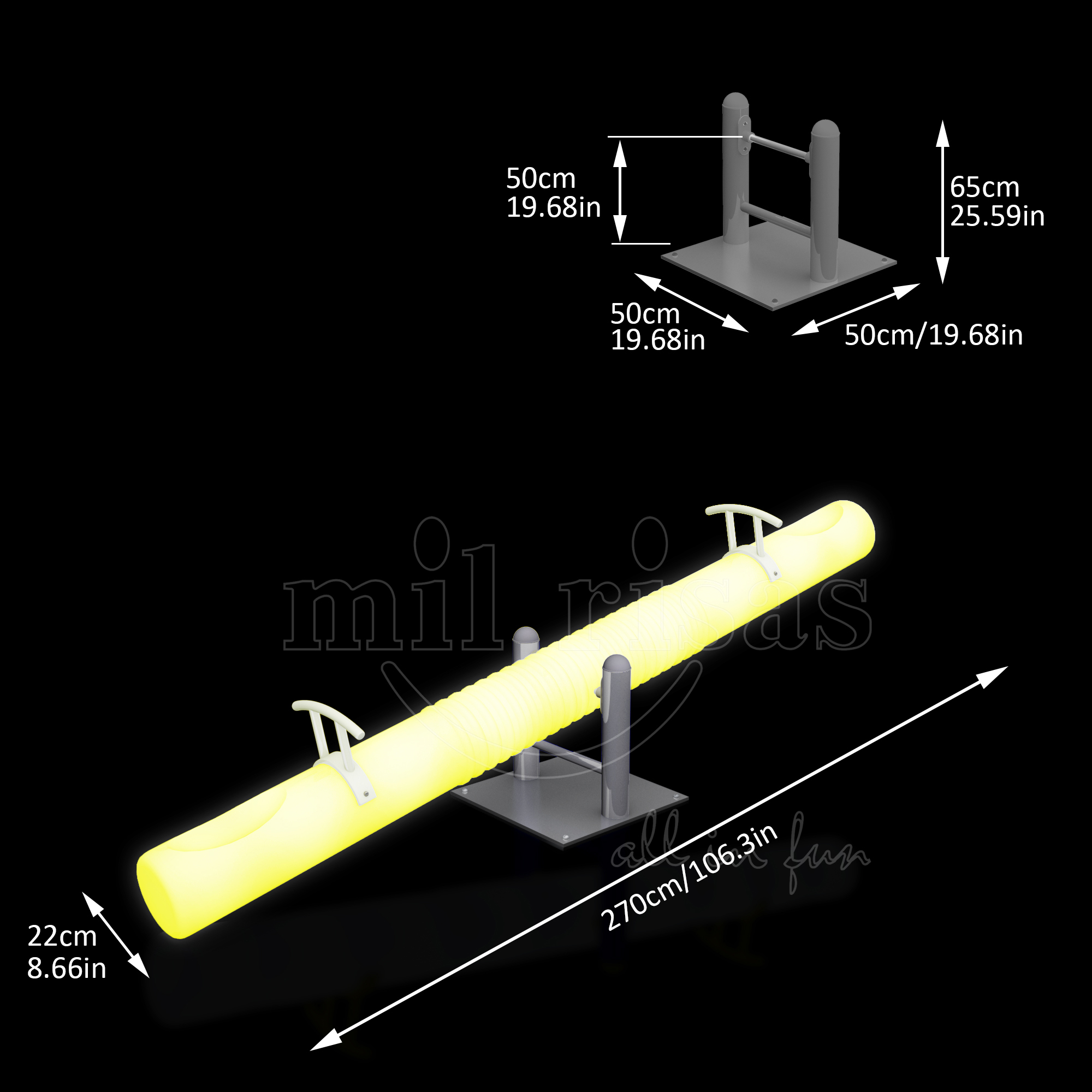 LED Glowing Seesaws For Sale In China Factory