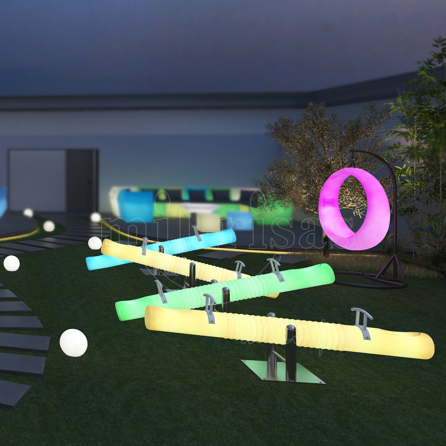LED Glowing Seesaws For Sale In China Factory