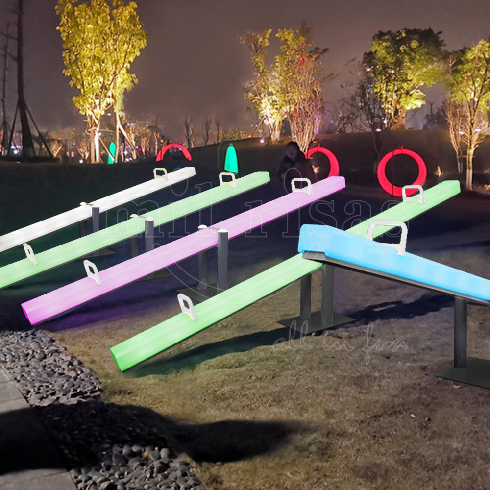 Outdoor LED Adult Seesaw For Sale, Colorfuldeco