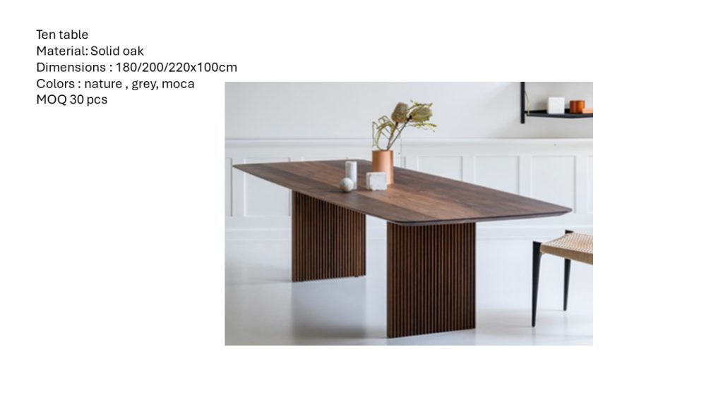 Ten dining table