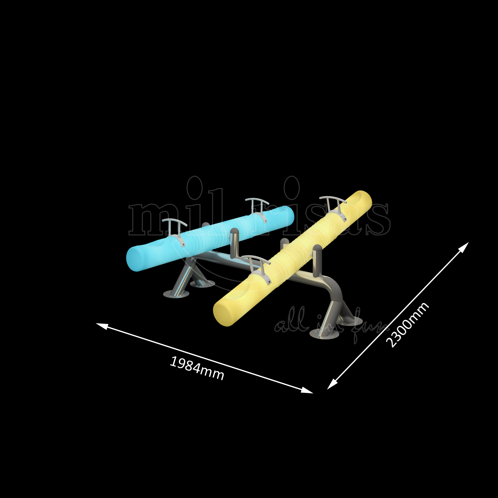 Double Light Up Seesaw 2.3m For Sale