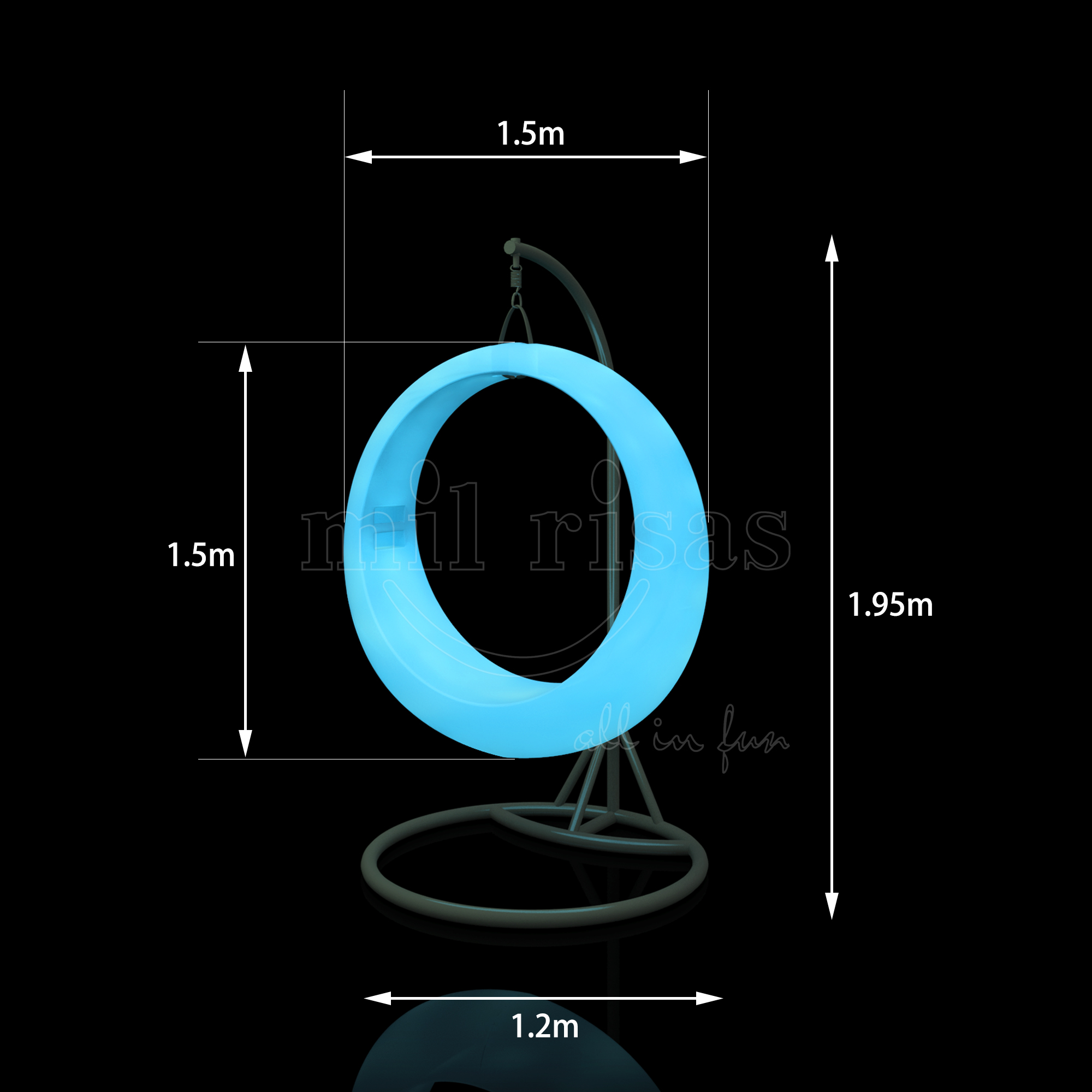 Bluetooth Glow Swings