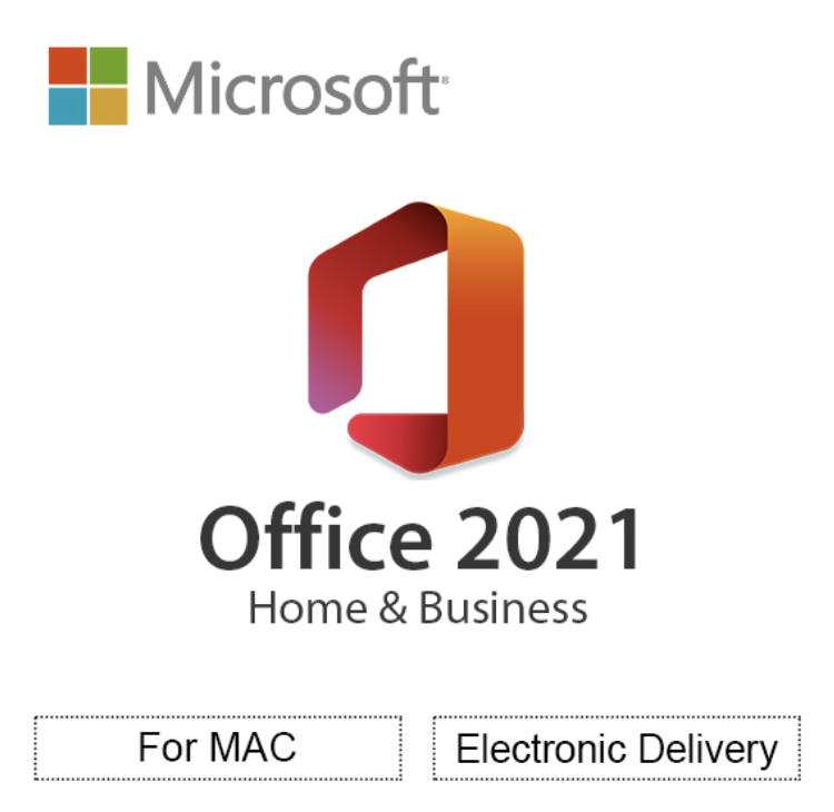 Microsoft Office 2021 Home and Business for 1 Mac Lifetime License- Download