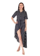 Georgette Party Wear Plain Maxi Dress