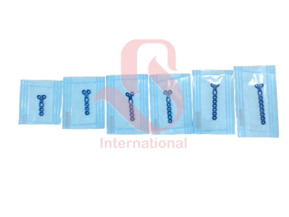 1.5mm Titanium LCP Condyler Mini Plates 2 Holes to 7 Holes Surgical Instruments