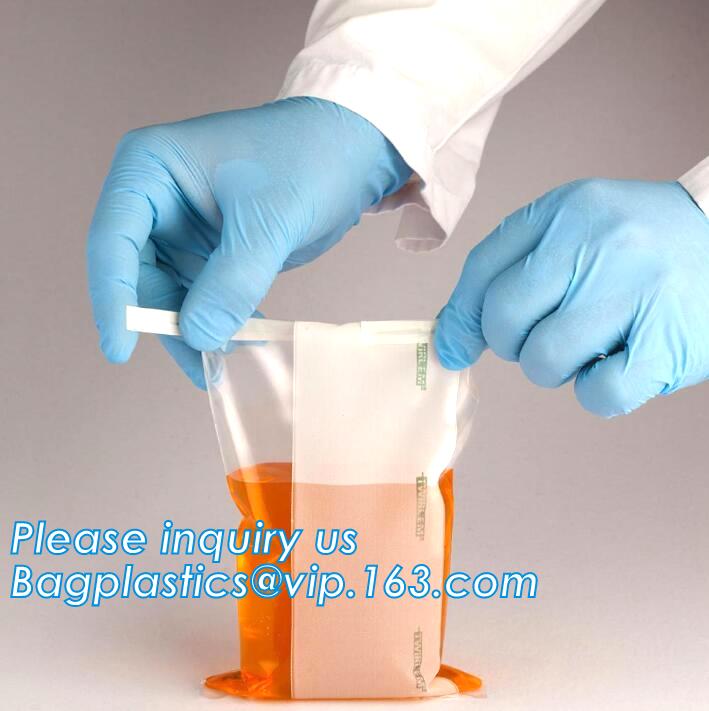 Stomacher® Bags - sterile lab blender bags homogenizers, Polyethylene Blender Bags with Full Filter, Filtering Bag, pac
