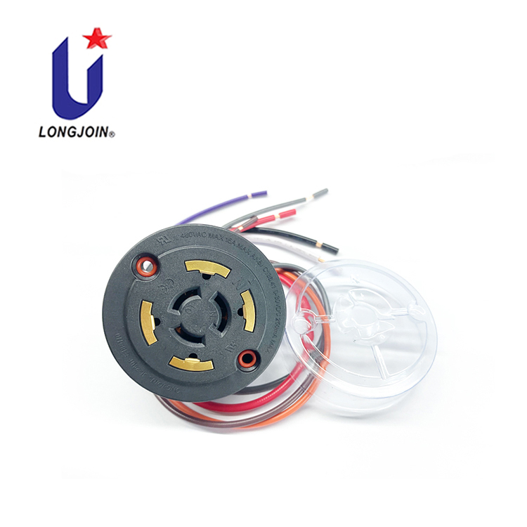 JL-240F-Waterproof Twist-lock Dimming receptacle (NEMA 7P/5P)