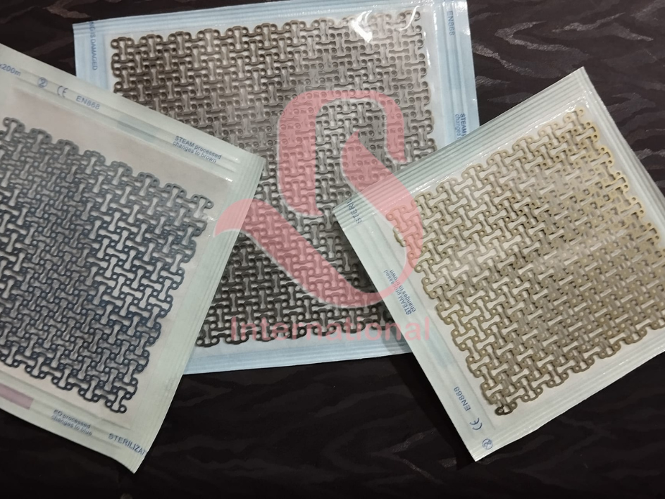 Titanium Cranioplasty Mesh for Brain Surgery - Neurosurgery Mesh for Brain Reconstruction