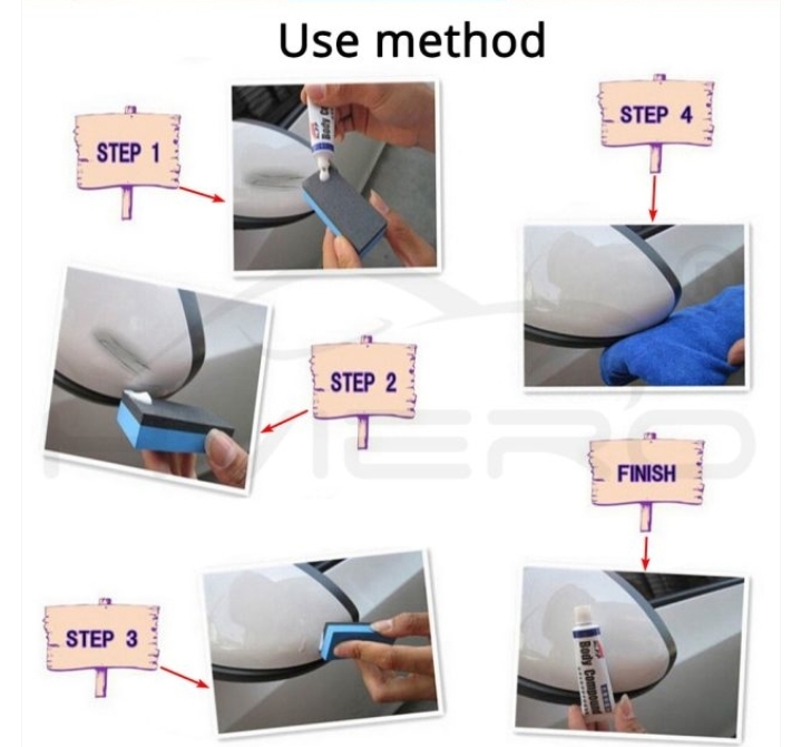 Car Scratch Hiding Polishing Paste with Sponge you can find it in (onlinecarhut.com)