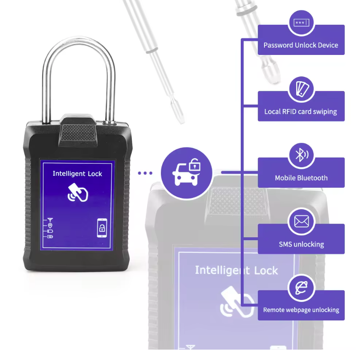 4G Vehicle GPS tracker with Satellite GPS and Electronic Lock for Trucks D-Track 11