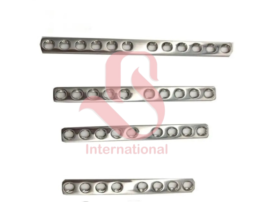 Complete Orthopedic Reconstruction and Trauma Plate Set with Sterilized Aluminum Case
