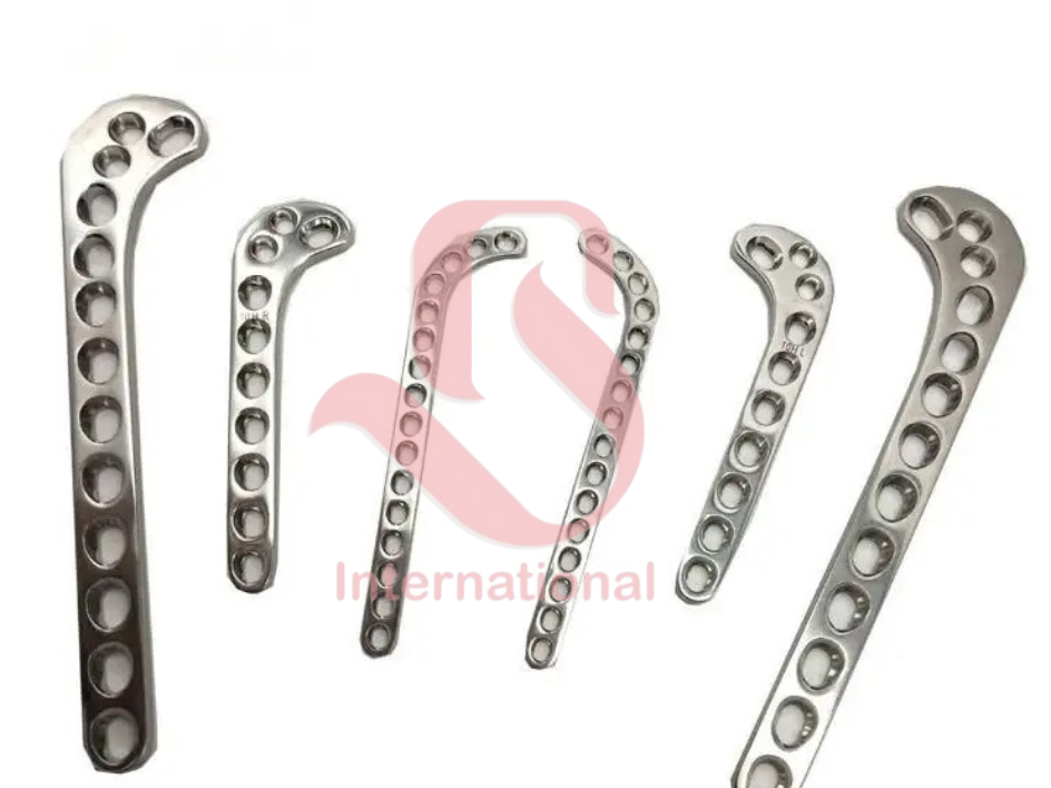 Complete Orthopedic Reconstruction and Trauma Plate Set with Sterilized Aluminum Case