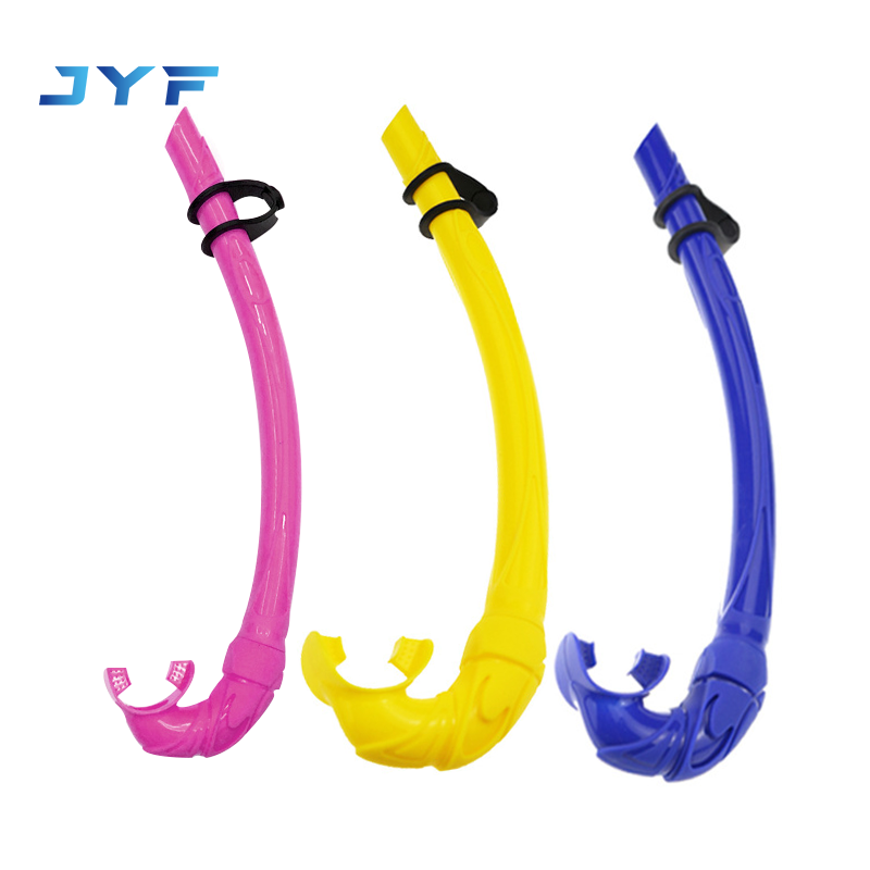 Wet collapsible adult silicone snorkel