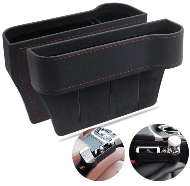 Multifunctional Car Seat Organizer Set (Left & Right) to order go to site : https://onlinecarhut.com/multifunctional-car-seat-organizer-set-left-right