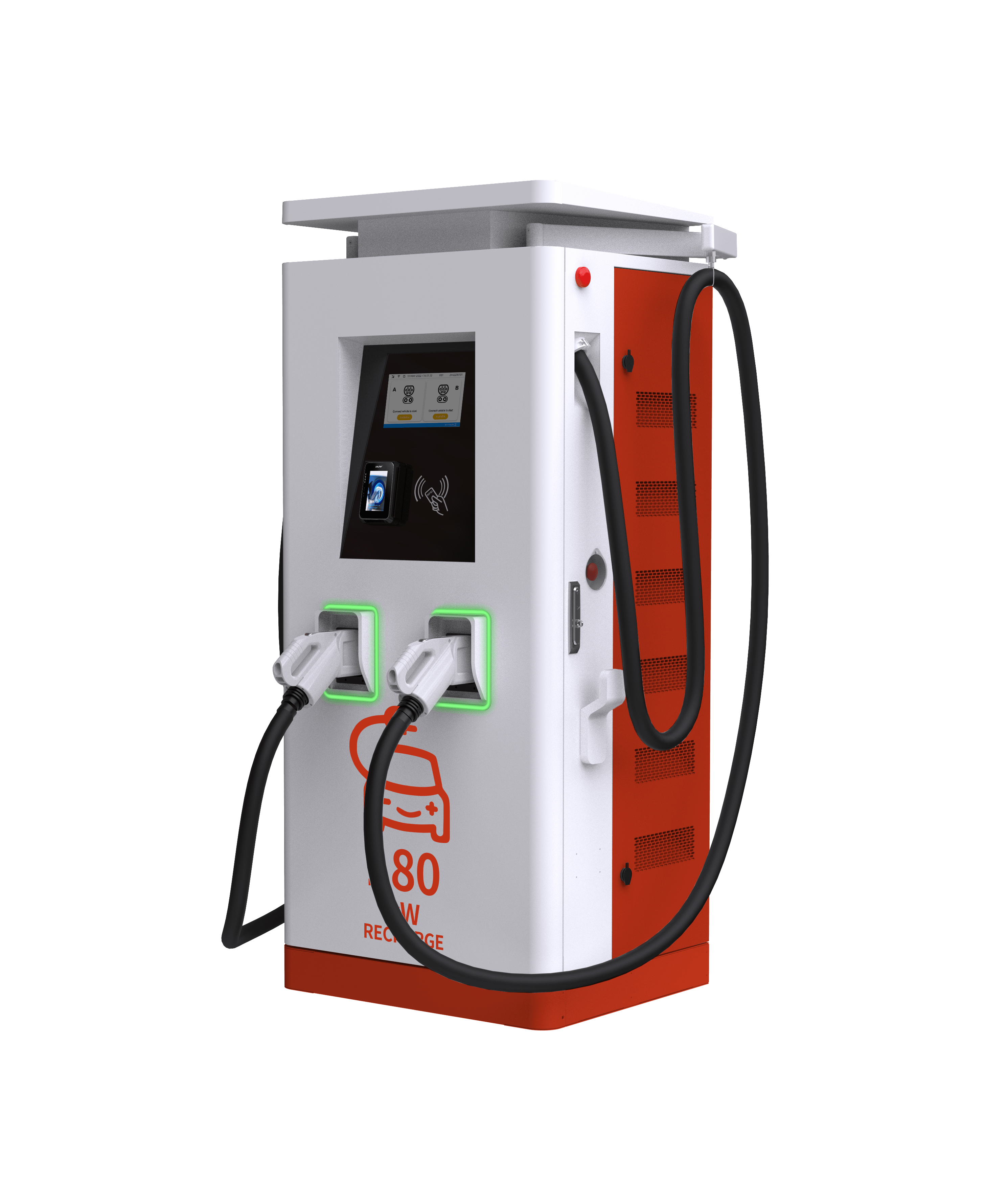 QSTEV-AI-BL1D Fast DC charging (120 to 240kW) Double Gun with balancing cable system