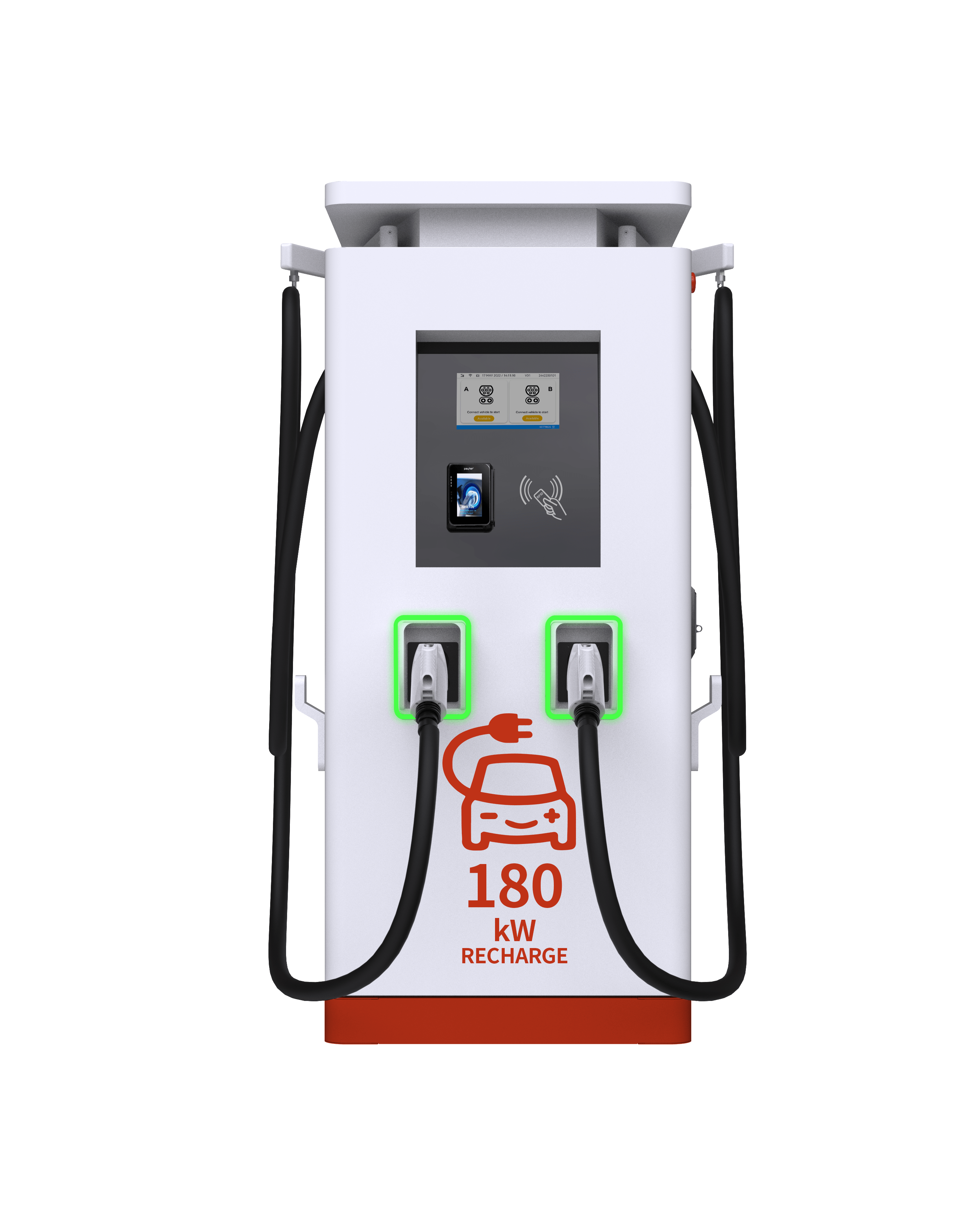QSTEV-AI-BL1D Fast DC charging (120 to 240kW) Double Gun with balancing cable system