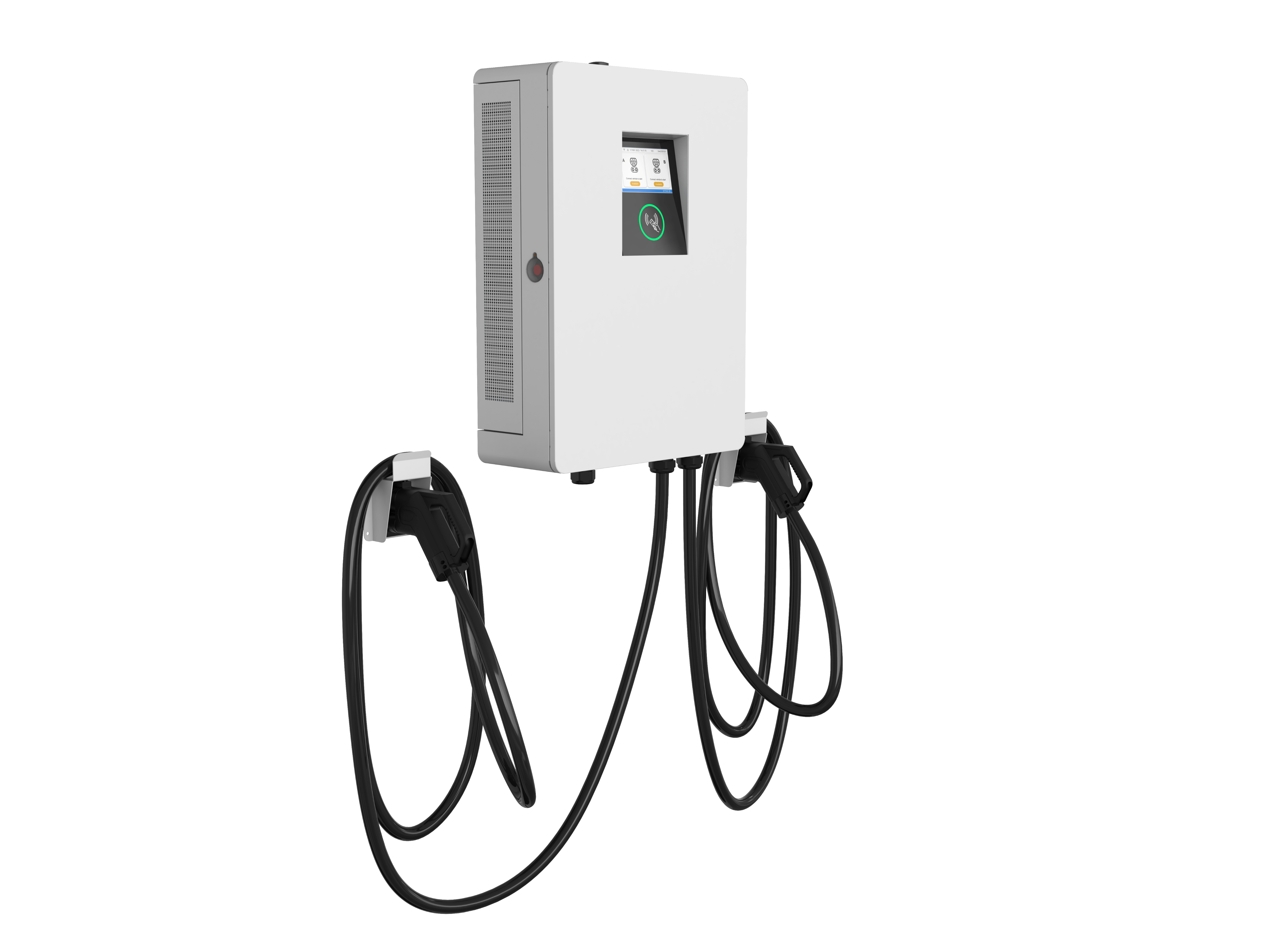 QSTEV-AI-MD MiniDC Fast DC charging (80kW) Double Gun, Safe, compact, and user-friendly