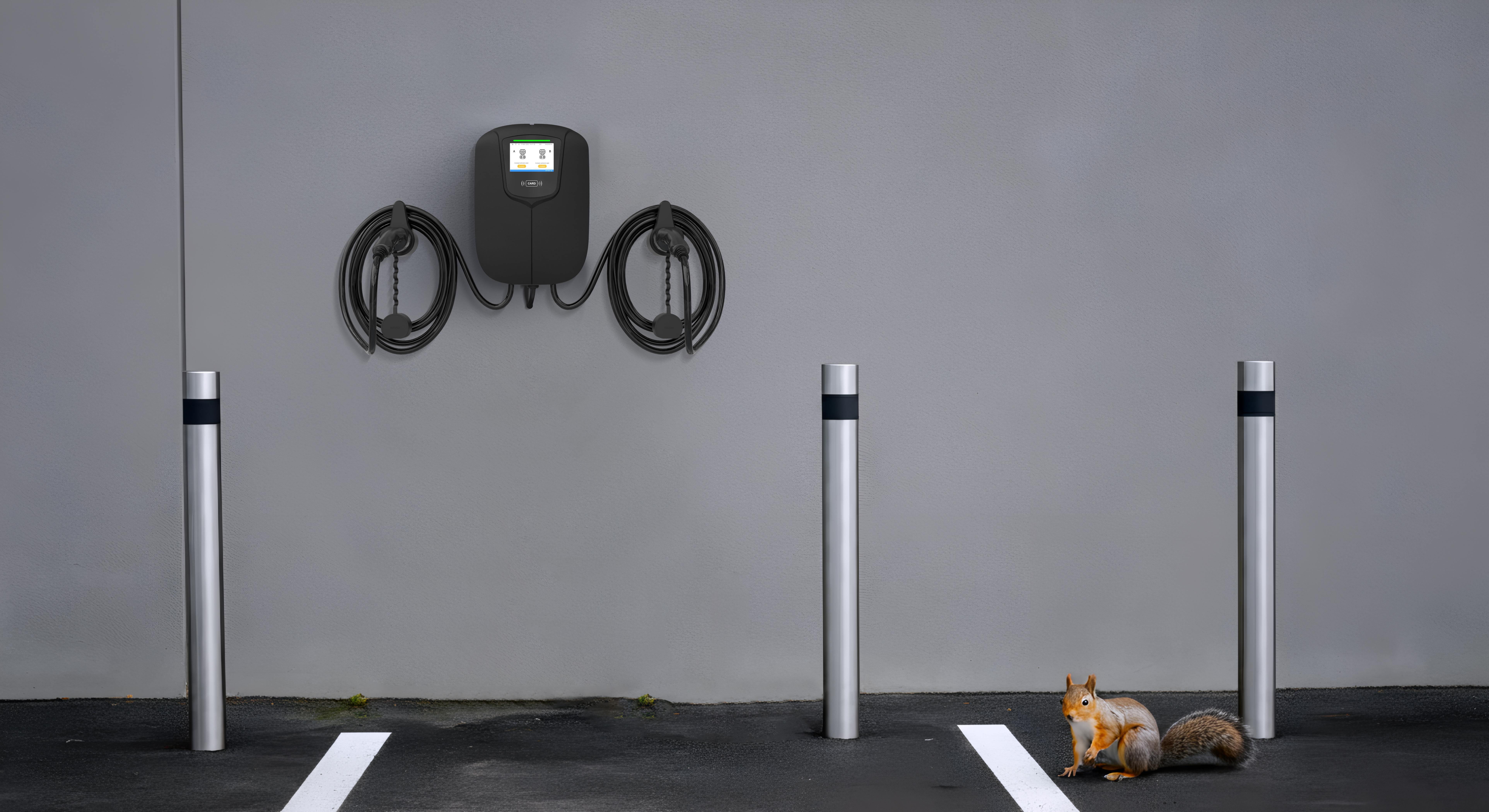 QSTEV-AI-CDRD Charger: Compact, Dual, and Powerful EV Solution