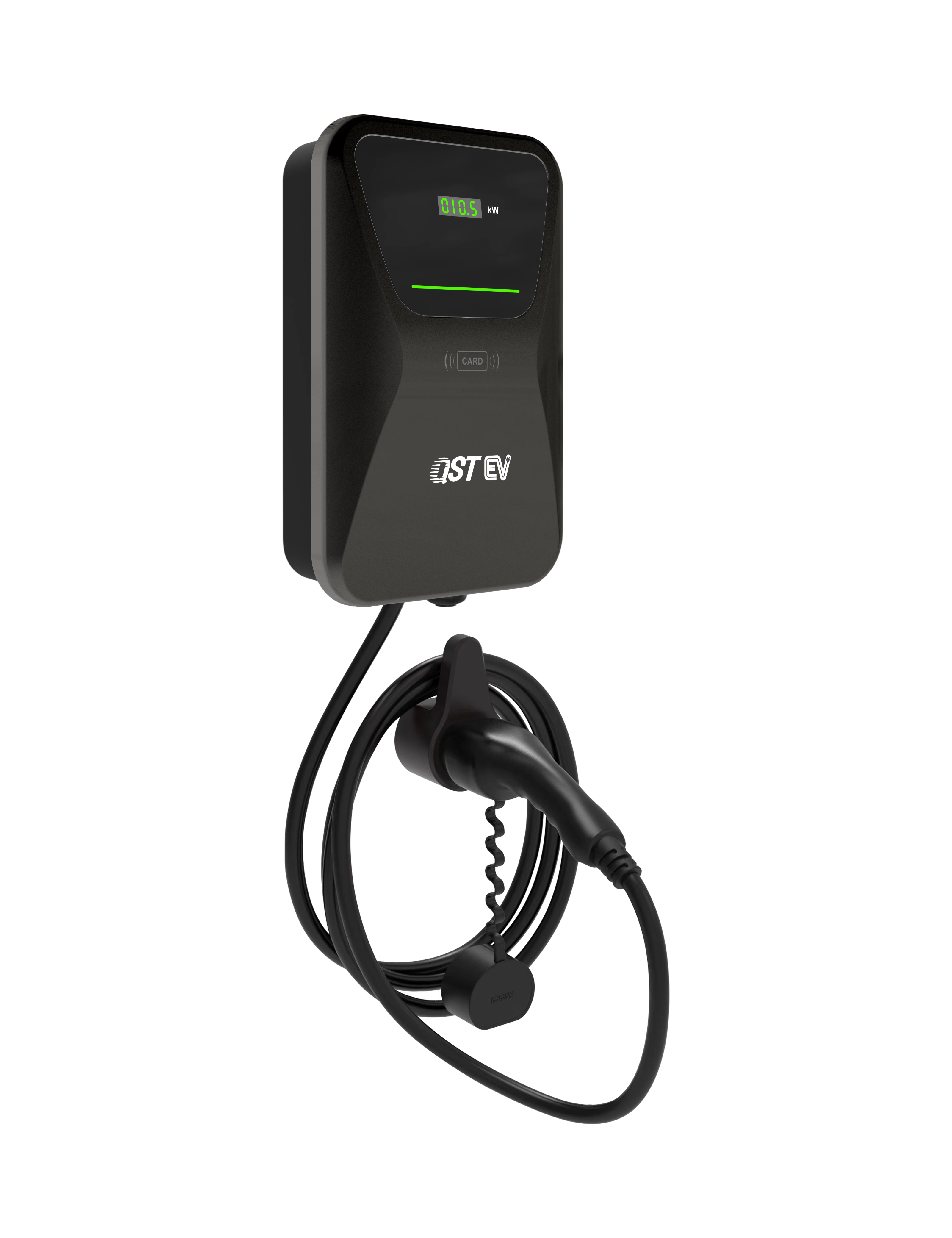 QSTEV-AI-FLS Type 2 22kW EV Home Intelligent Charging LED with DLM