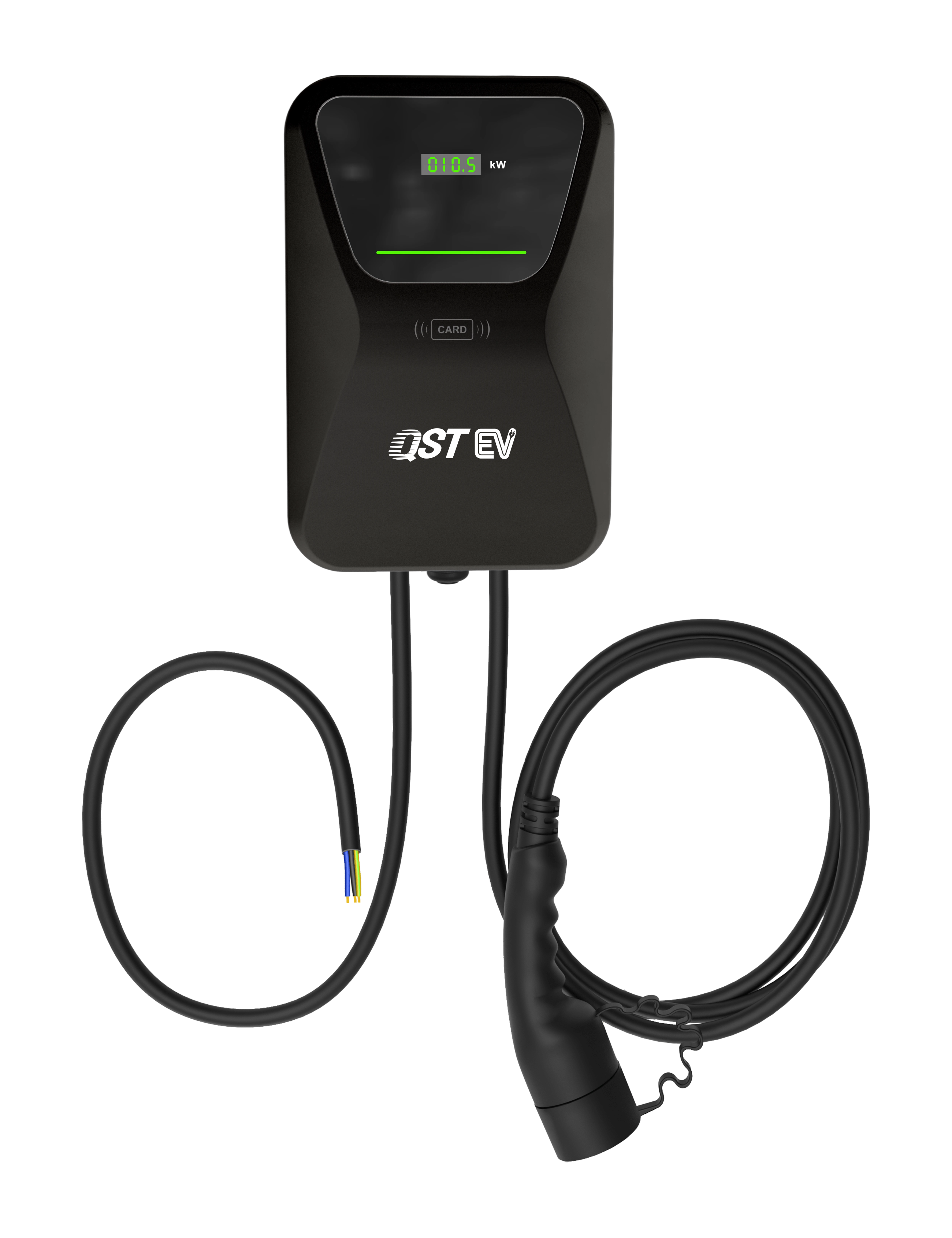 QSTEV-AI-FLS Type 2 22kW EV Home Intelligent Charging LED with DLM